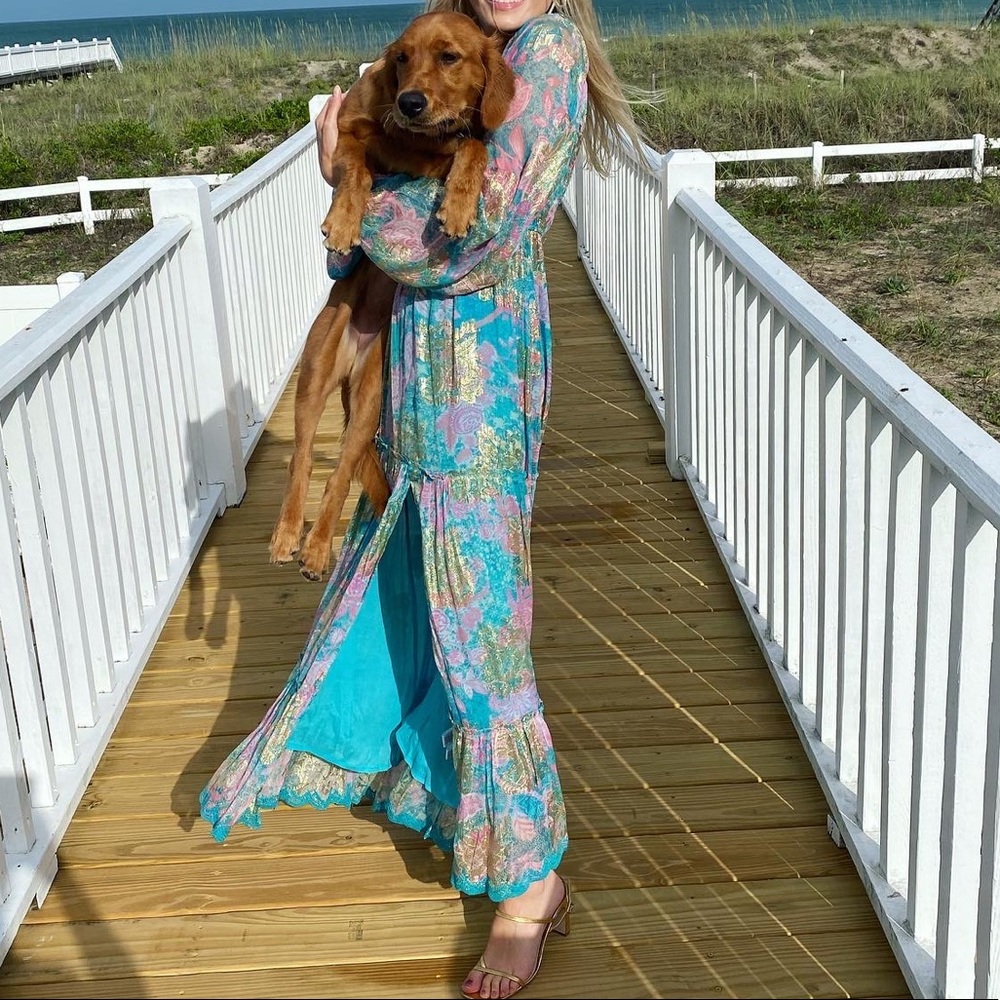 Hemant and Nandita Xari long dress